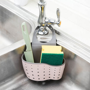 Sink Shelf Soap Sponge Drain